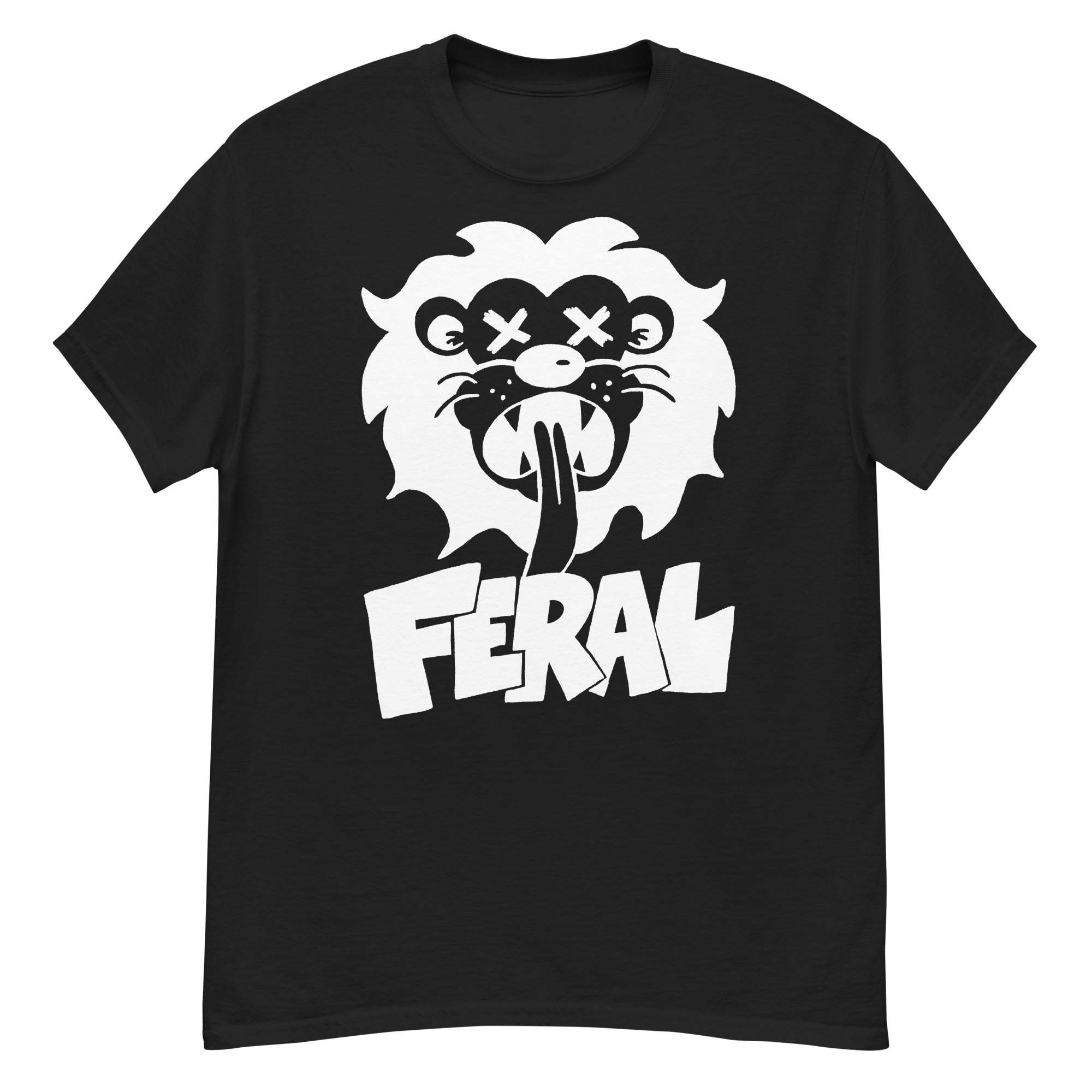 Feral Lion Unisex Tee Black